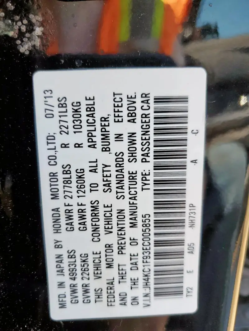 2014 ACURA RLX ADVANCE  