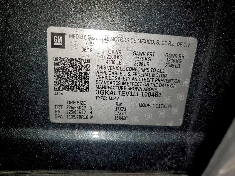 2020 GMC TERRAIN SLE  