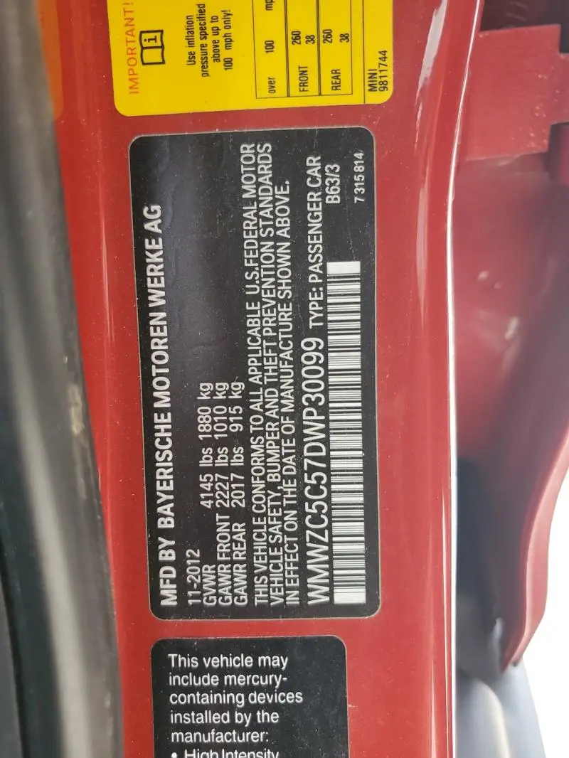 2013 MINI COOPER S COUNTRYMAN  