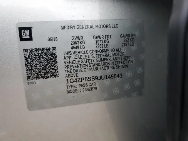 2018 BUICK LACROSSE ESSENCE  