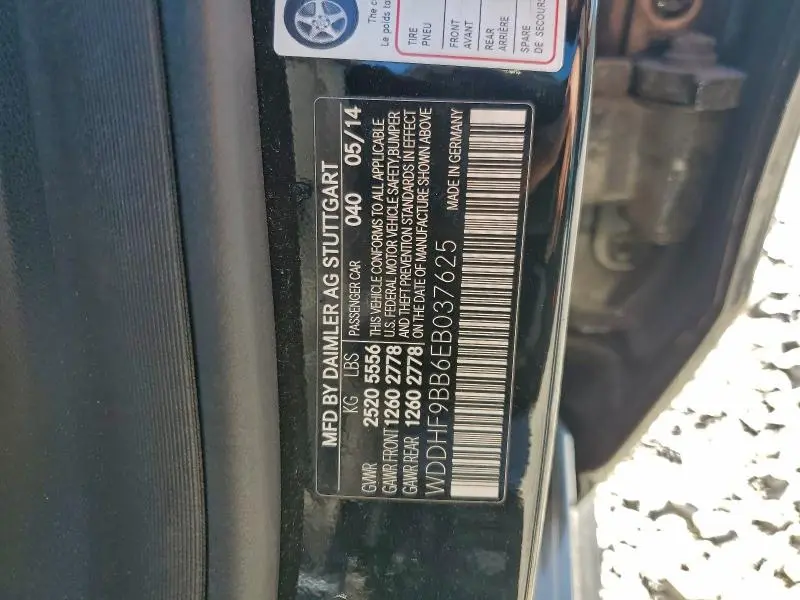 2014 MERCEDES-BENZ E 550 4MATIC  