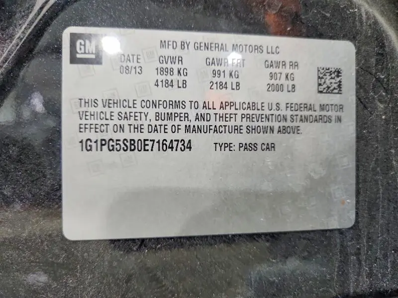 2014 CHEVROLET CRUZE LTZ  