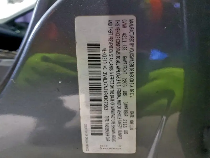 2011 VOLKSWAGEN JETTA SEL  