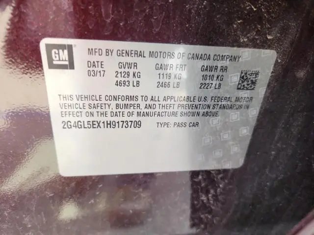 2017 BUICK REGAL SPORT TOURING  
