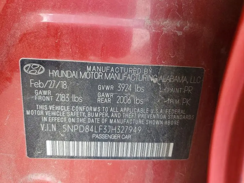 2018 HYUNDAI ELANTRA VALUE EDITION  