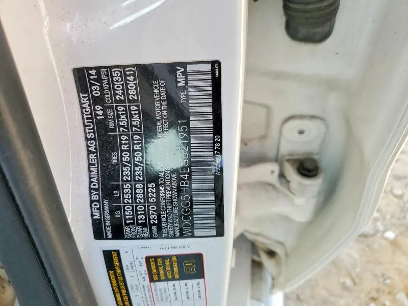 2014 MERCEDES-BENZ GLK 350  