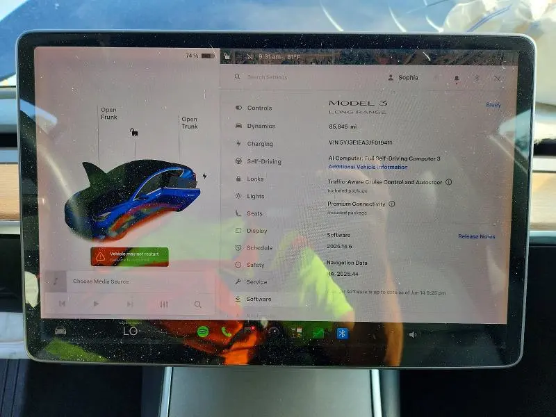 2018 TESLA MODEL 3   