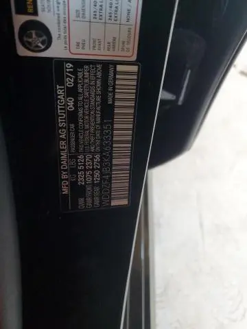 2019 MERCEDES-BENZ E 300  