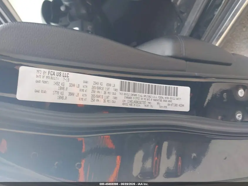2019 DODGE DURANGO SXT AWD