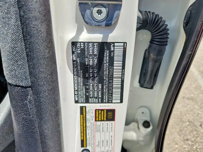 2020 MERCEDES-BENZ GLS 580 4MATIC  