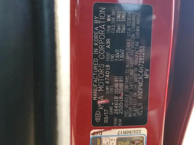 2017 KIA SPORTAGE LX  