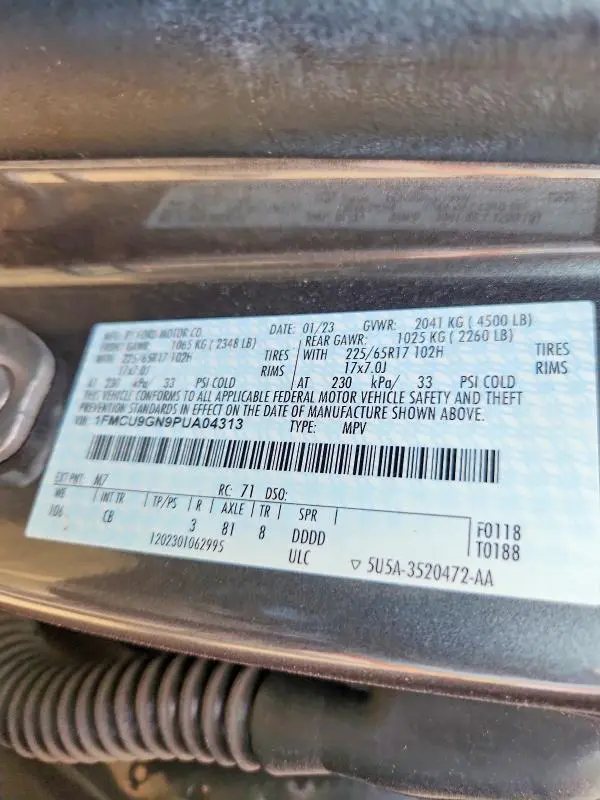 2023 FORD ESCAPE ACTIVE  