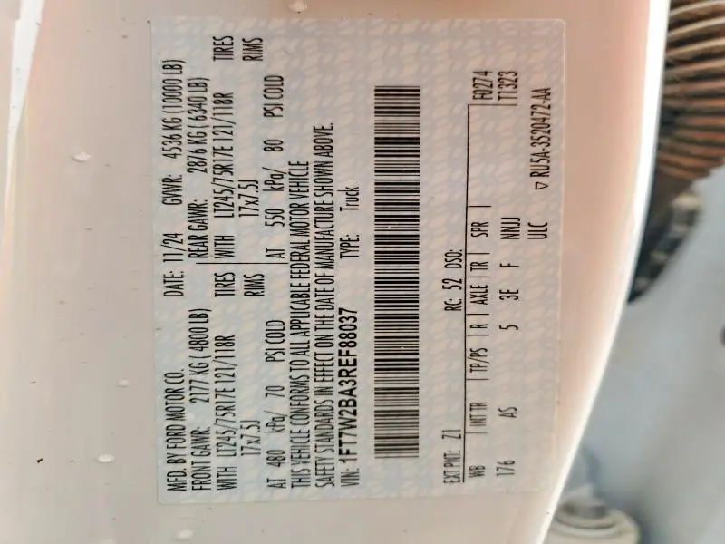 2024 FORD F250 SUPER DUTY  