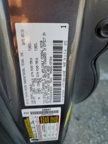 2016 TOYOTA TACOMA ACCESS CAB  