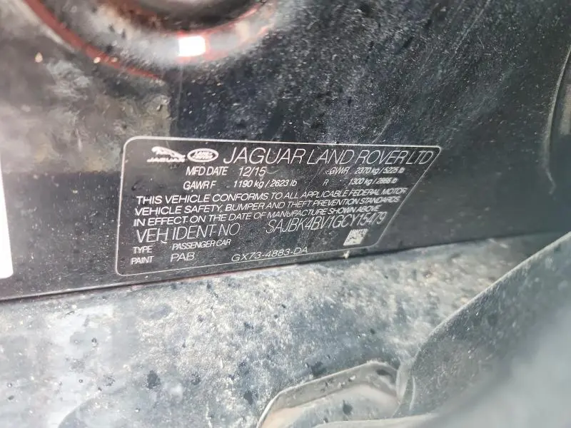 2016 JAGUAR XF PRESTIGE  