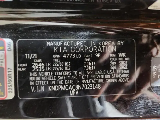 2022 KIA SPORTAGE LX  