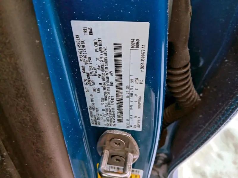 2020 FORD ESCAPE SEL  