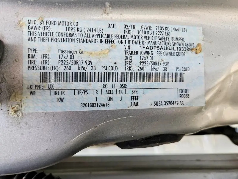 2018 FORD C-MAX SE  
