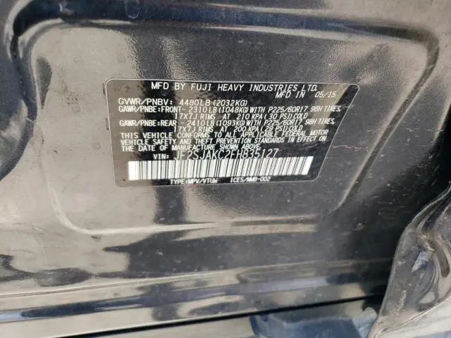 2015 SUBARU FORESTER 2.5I LIMITED  