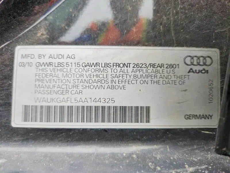 2010 AUDI S4 PRESTIGE  