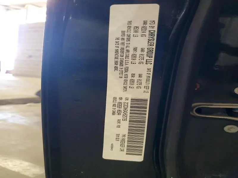 2013 DODGE CHARGER SXT  