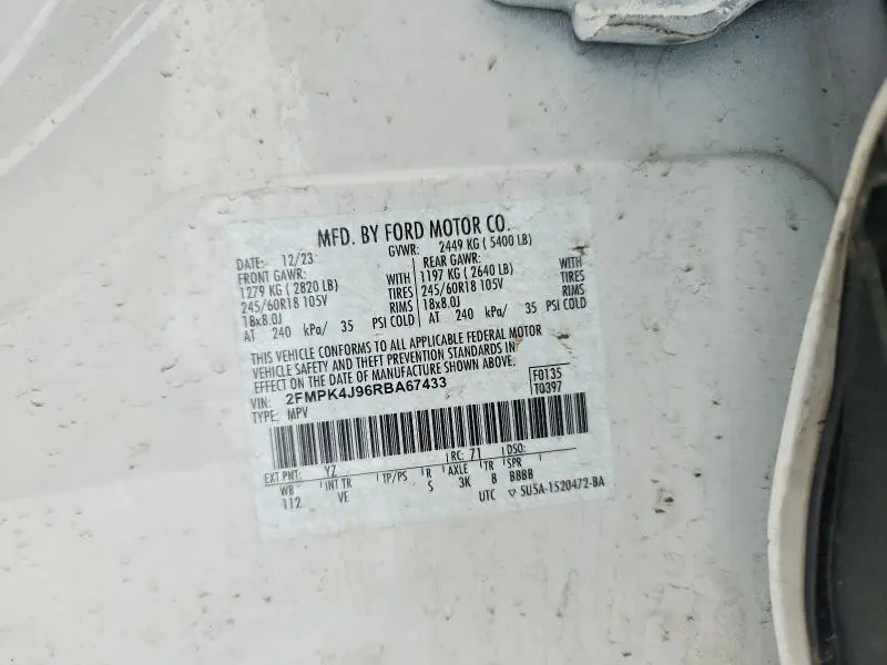 2024 FORD EDGE SEL  