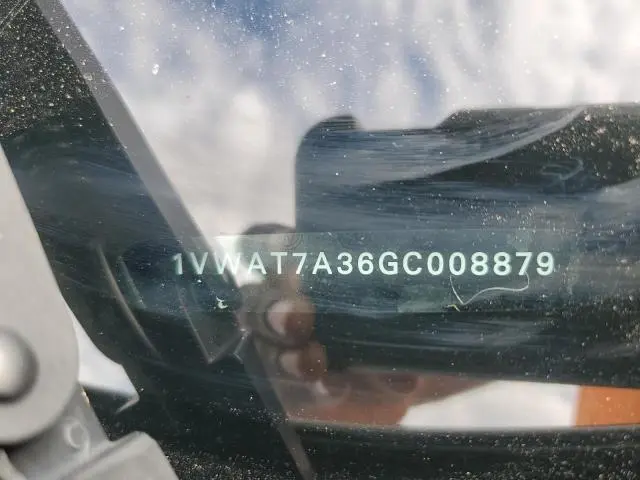 2016 VOLKSWAGEN PASSAT S  