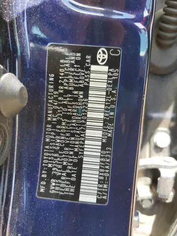 2020 TOYOTA COROLLA LE  