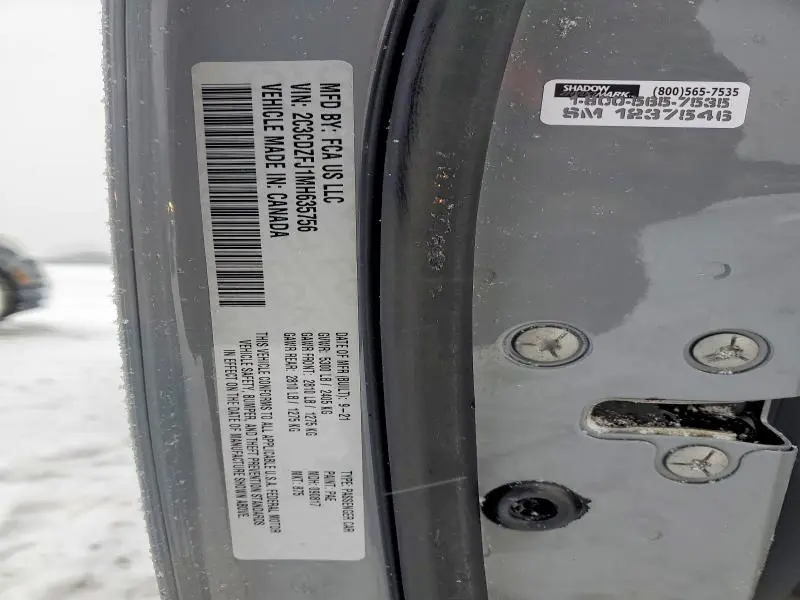 2021 DODGE CHALLENGER R  