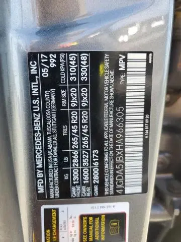 2017 MERCEDES-BENZ GLE 350  