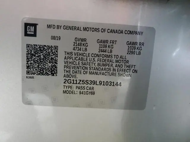 2020 CHEVROLET IMPALA LT  