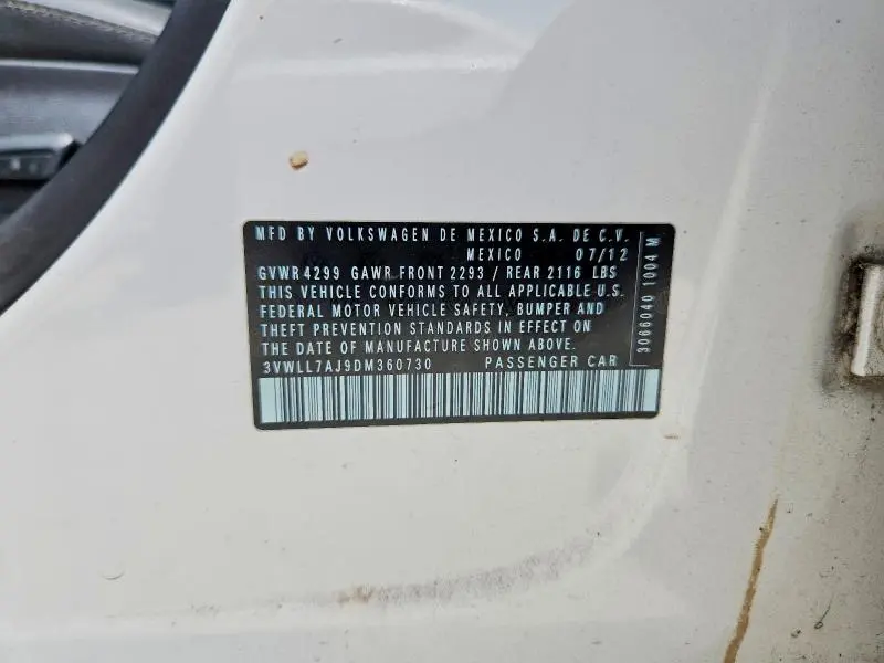 2013 VOLKSWAGEN JETTA TDI  