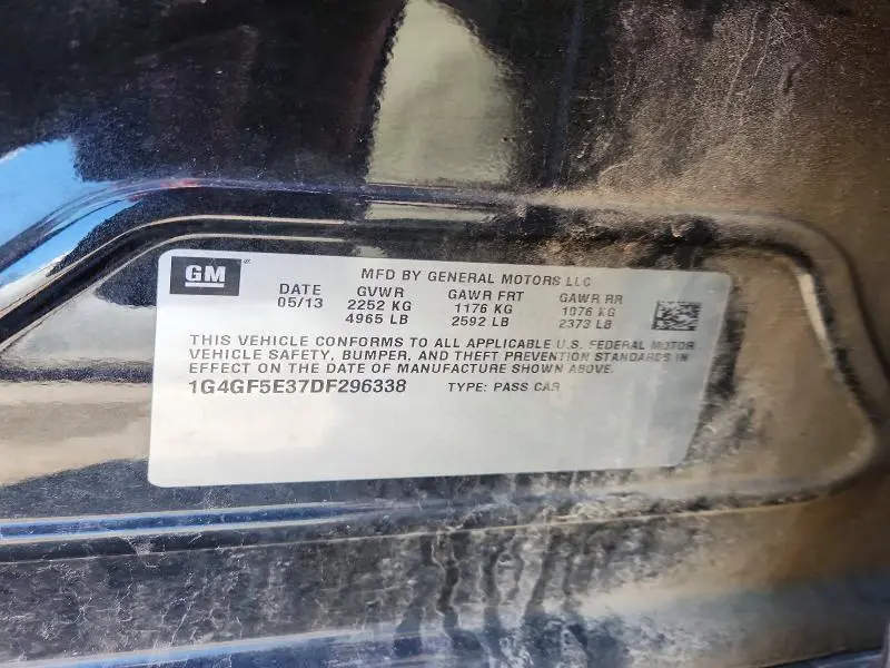 2013 BUICK LACROSSE PREMIUM  