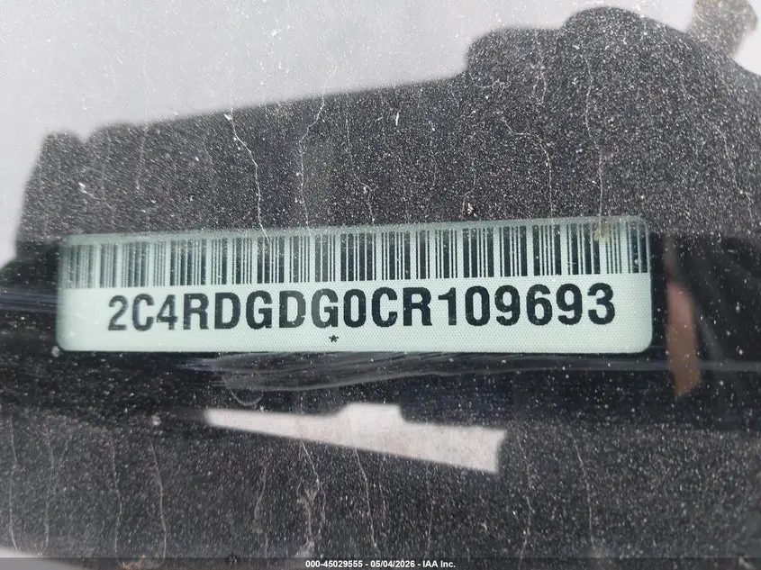 2012 DODGE GRAND CARAVAN CREW