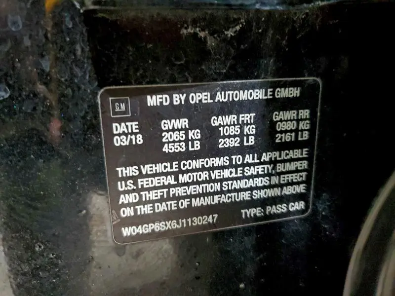 2018 BUICK REGAL ESSENCE  