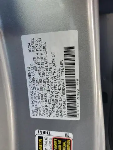 2025 HONDA ODYSSEY ELITE  