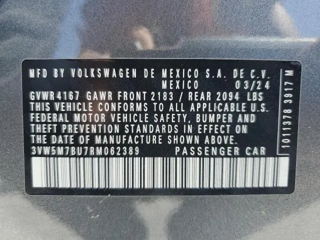 2024 VOLKSWAGEN JETTA S  