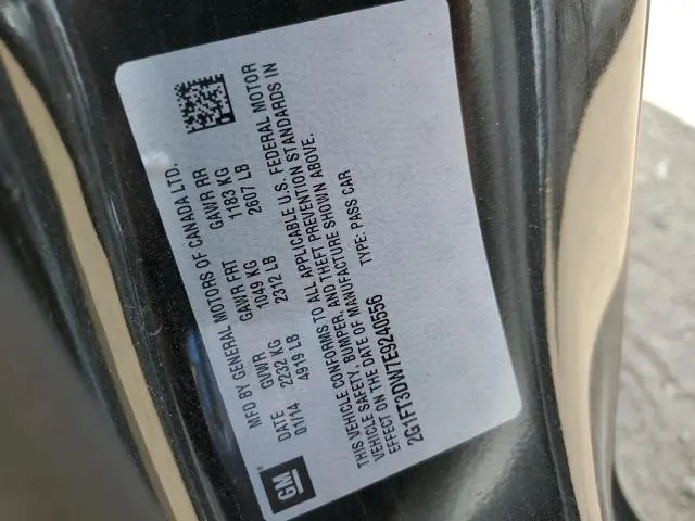 2014 CHEVROLET CAMARO 2SS  