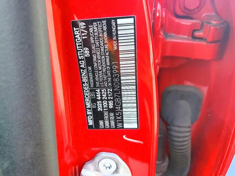 2020 MERCEDES-BENZ CLA 250  