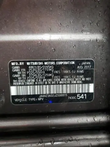 2018 MITSUBISHI OUTLANDER SE  