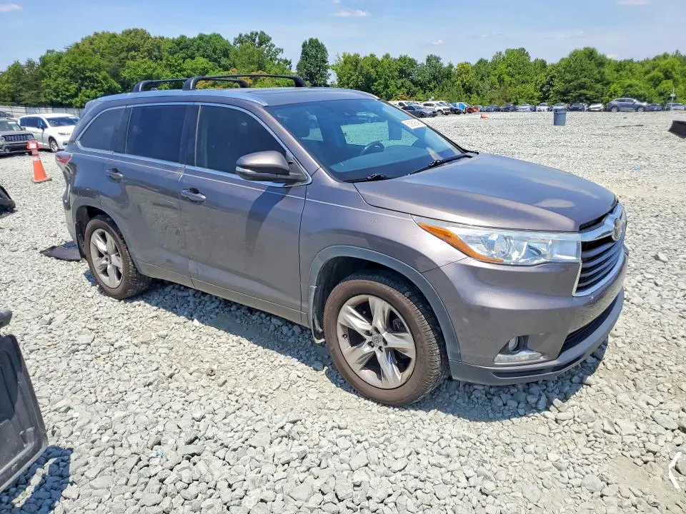 2015 TOYOTA HIGHLANDER LIMITED PLATINUM  