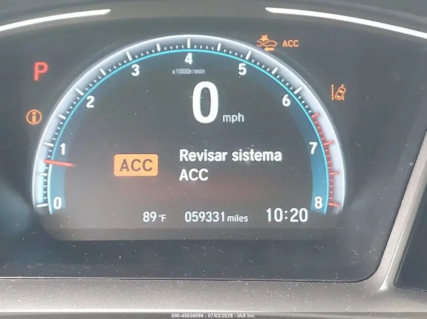 2020 HONDA CIVIC EX