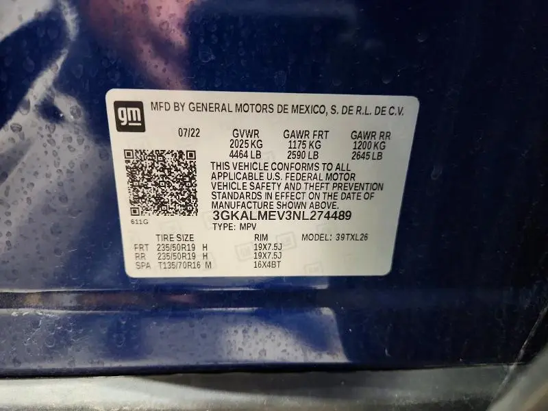 2022 GMC TERRAIN SLE  
