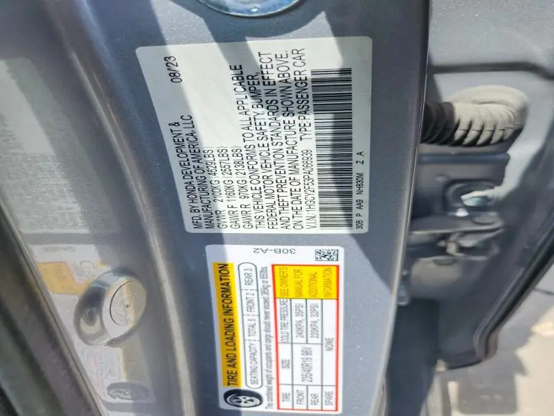 2023 HONDA ACCORD HYBRID SPORT  
