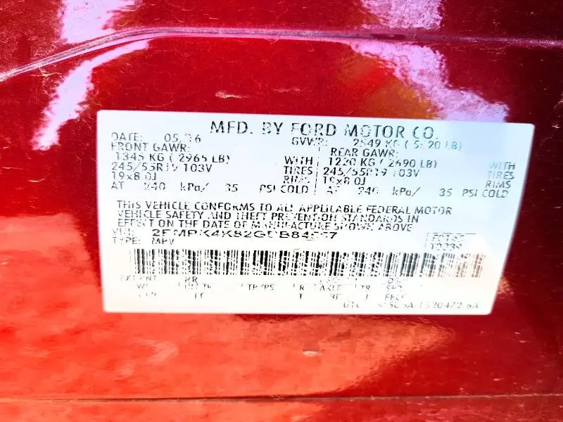 2016 FORD EDGE TITANIUM  