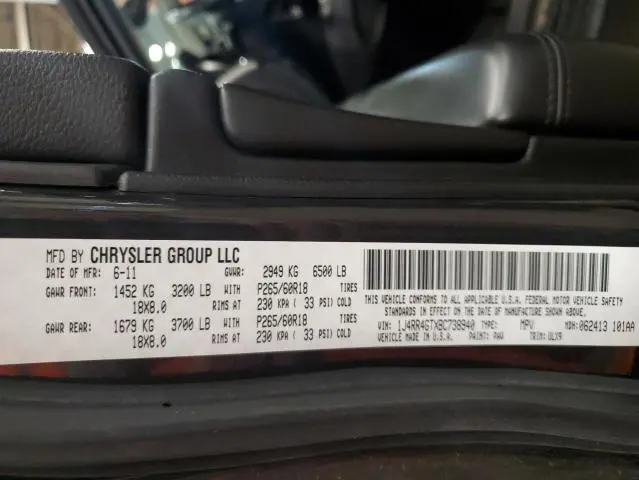 2011 JEEP GRAND CHEROKEE LAREDO  