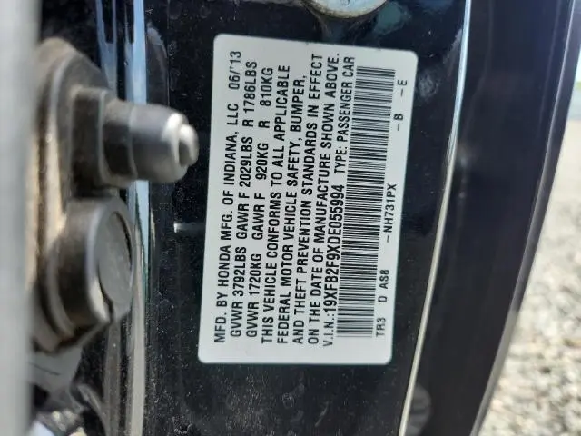 2013 HONDA CIVIC EXL  