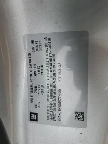 2010 CHEVROLET CAMARO LT  