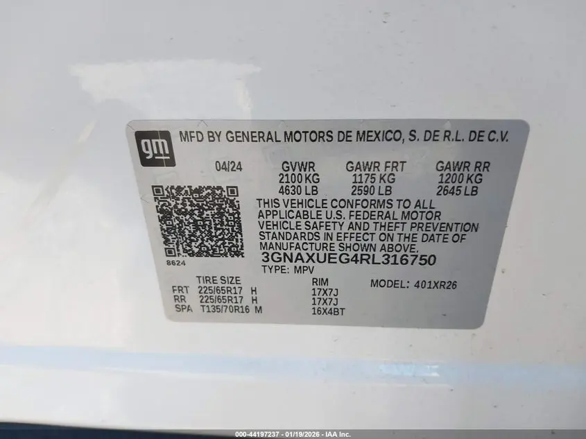 2024 CHEVROLET EQUINOX AWD LT