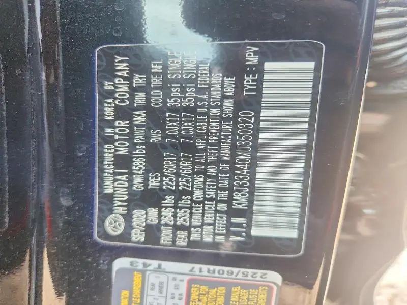 2021 HYUNDAI TUCSON VALUE  